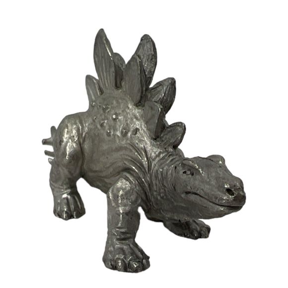1987 Stegosaurus Dinosaur Pewter Figurine Vintage Spoon PP796 collectable toy - Picture 4 of 8